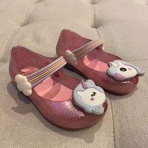 mini melissa girls unicorn ultra girl maryjane